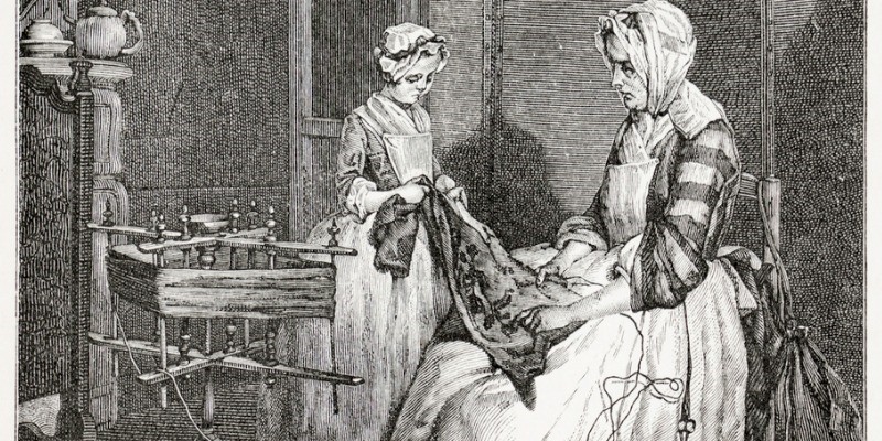 Women Making Clothes