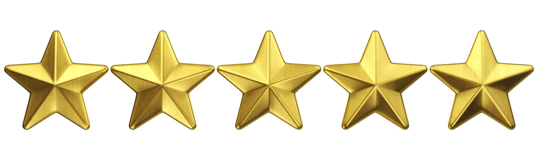 Each star in a 5-star review can represent a 9% increase in revenue