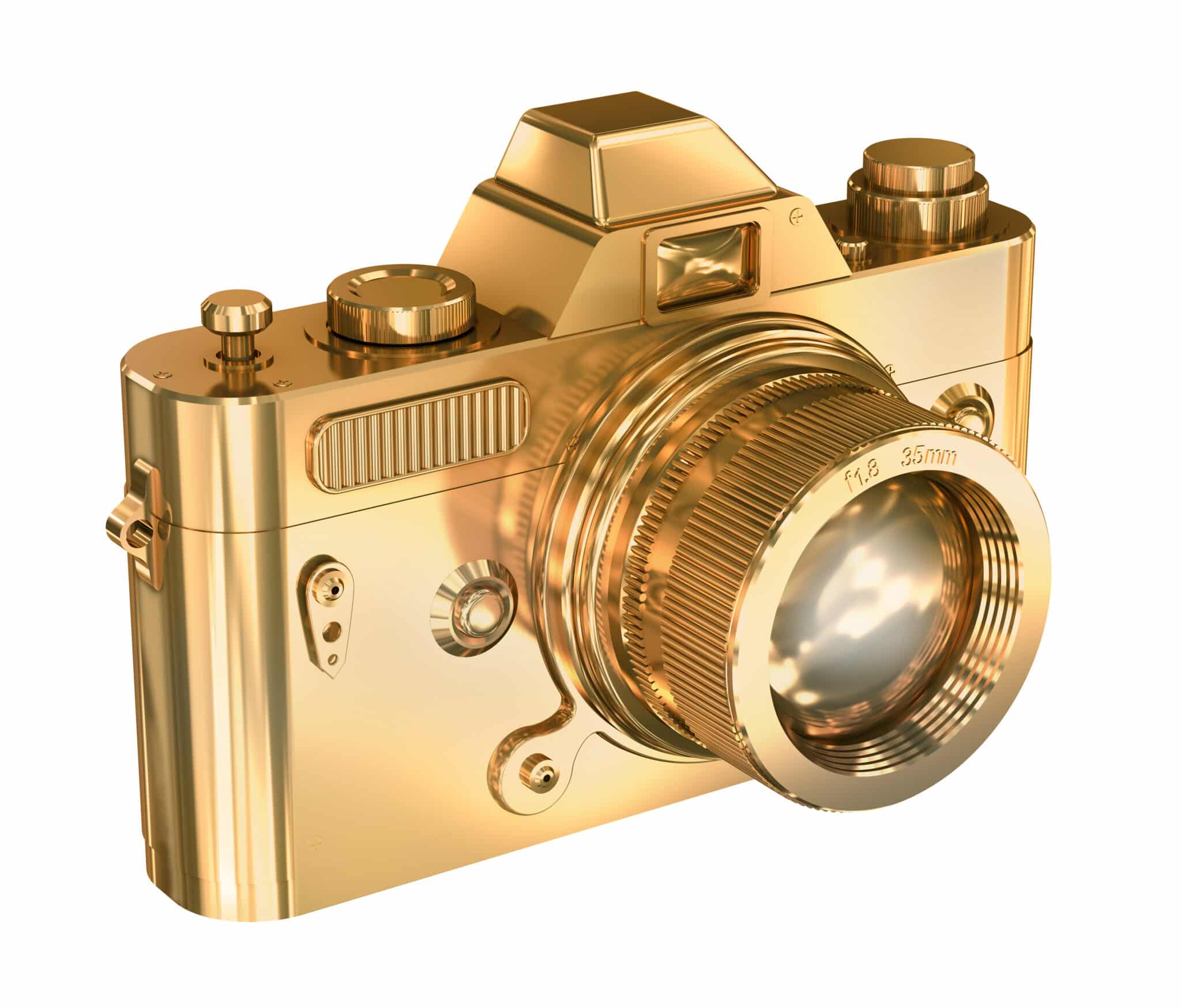 Gold camera
