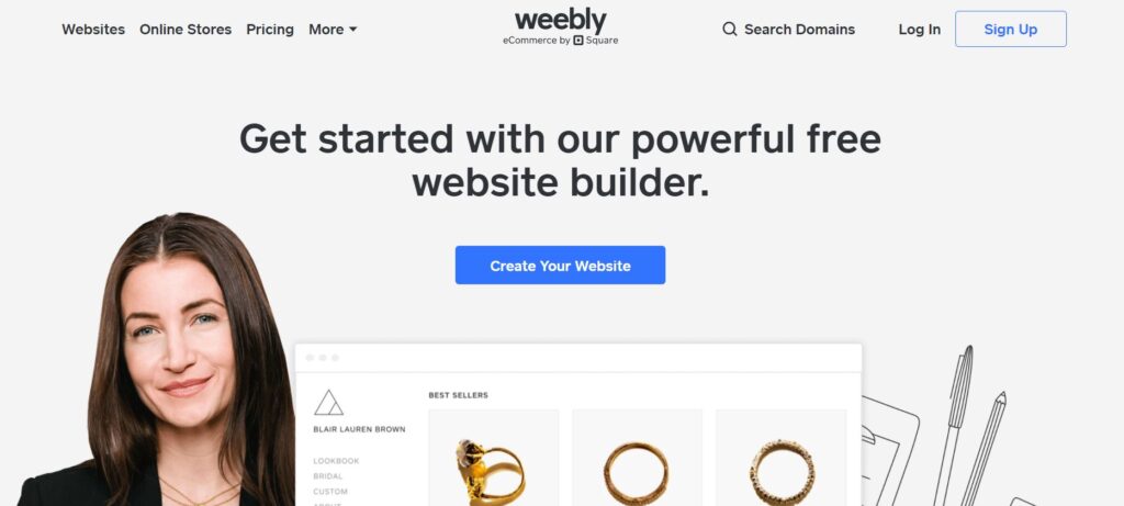 ecommerce platform Weebly